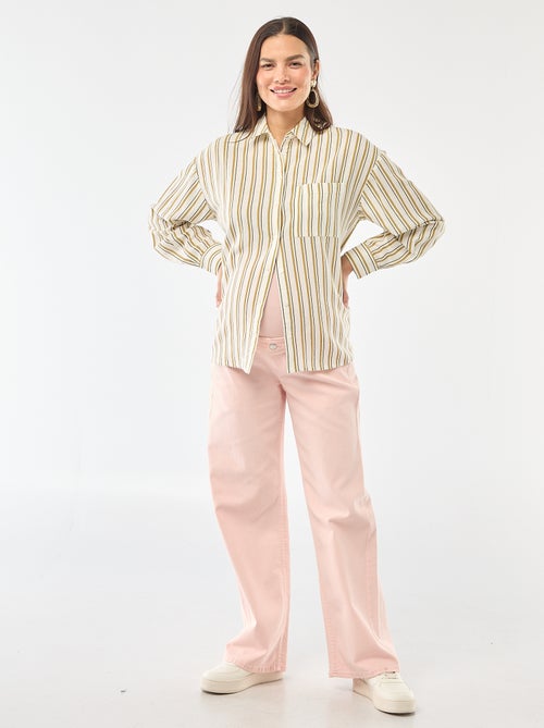 Pantalón de maternidad wide leg - Kiabi