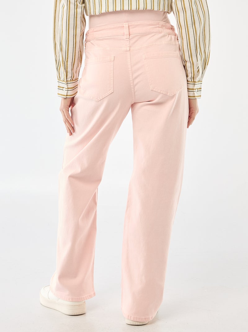 Pantalón de maternidad wide leg Rosa - Kiabi