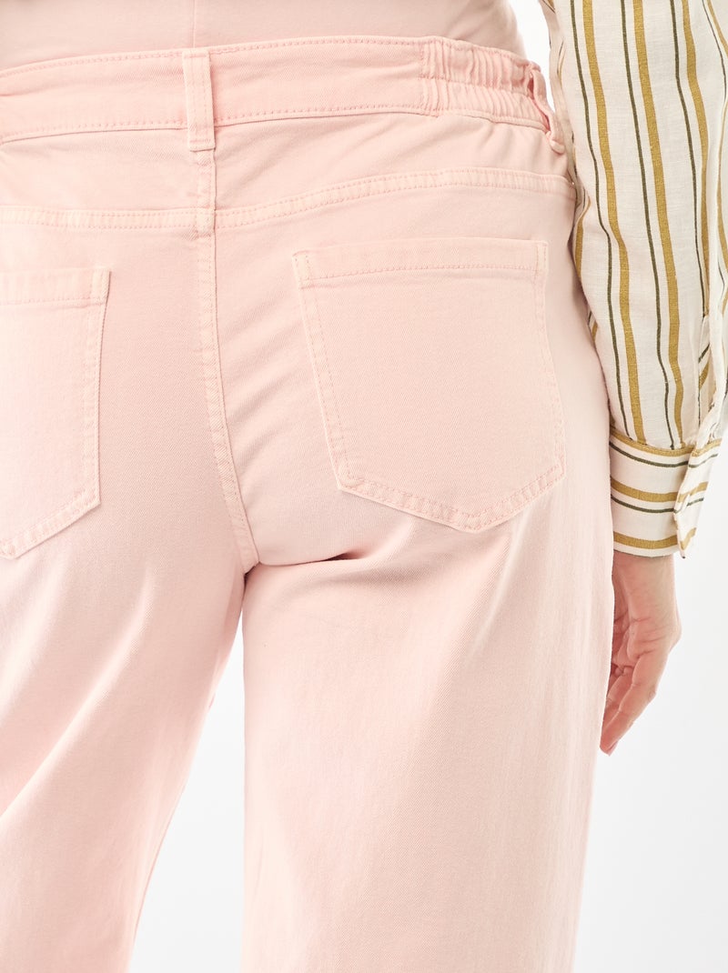 Pantalón de maternidad wide leg Rosa - Kiabi