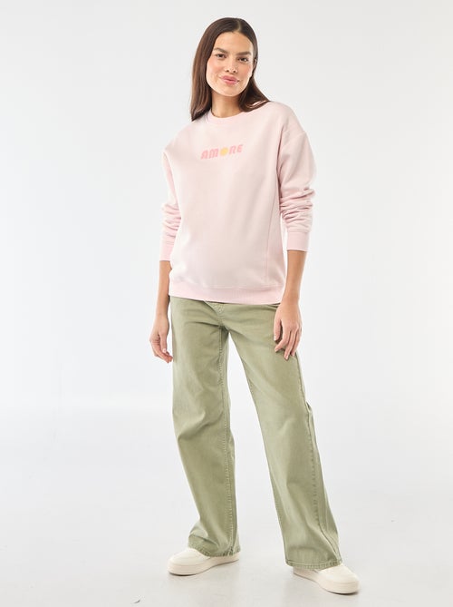 Pantalón de maternidad wide leg - Kiabi