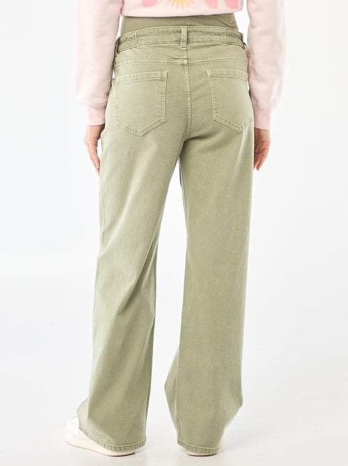 Pantalón de maternidad wide leg - Kiabi