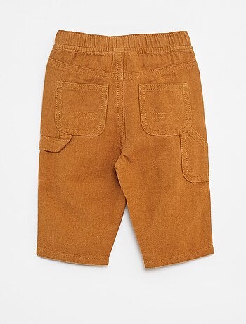 Pantalón de mezcla de lino