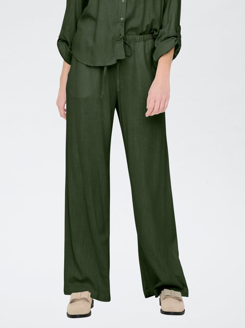 Pantalón de mezcla de lino 'JDY' - Kiabi