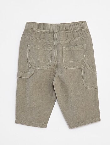 Pantalón de mezcla de lino