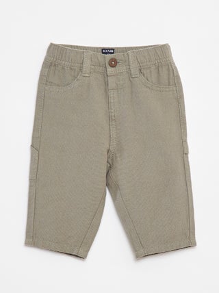 Pantalón de mezcla de lino