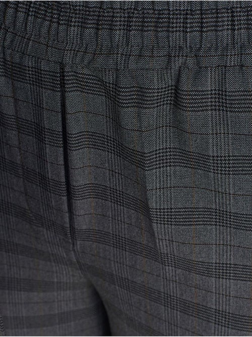 Pantalón de mujer de cuadros de pernera ancha y largo al tobillo dilvin - Kiabi Pantalón de mujer de cuadros de pernera ancha y largo al tobillo dilvin - Kiabi