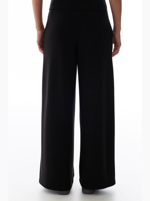 Pantalón de mujer de pierna ancha y tiro alto penti - Kiabi