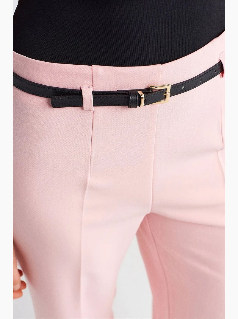 Pantalón de mujer dilvin Rosa almendra - Kiabi