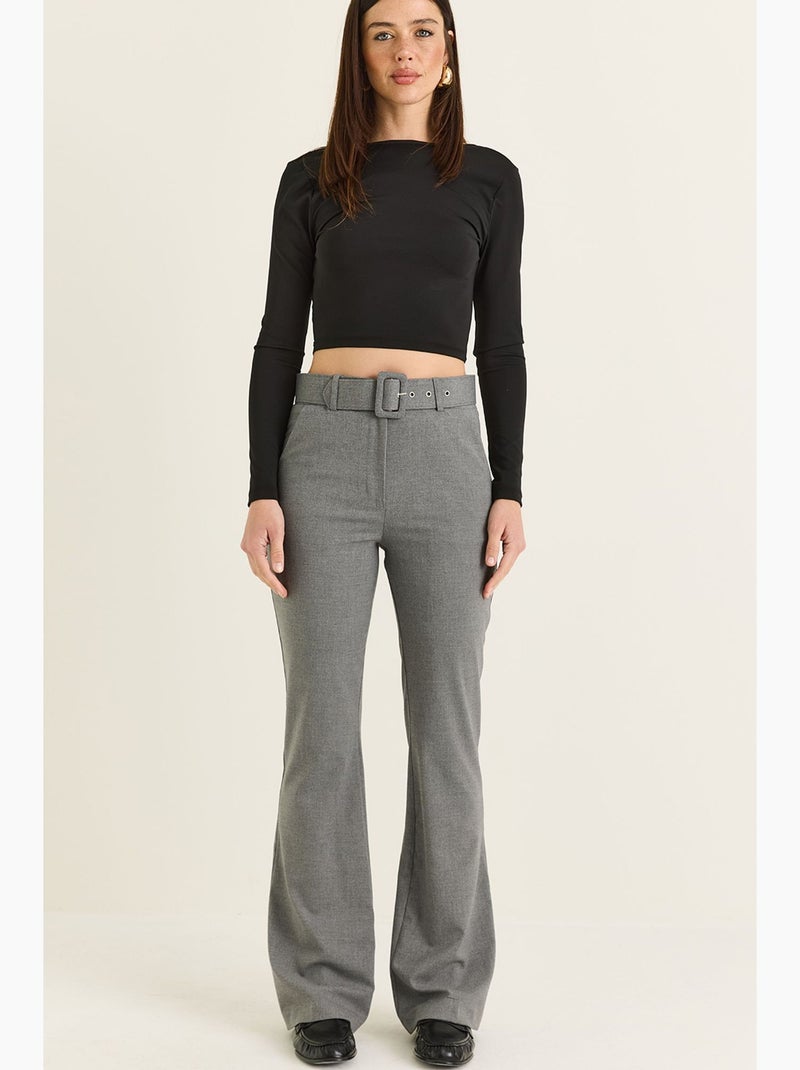 Pantalón de mujer lucci Gris - Kiabi