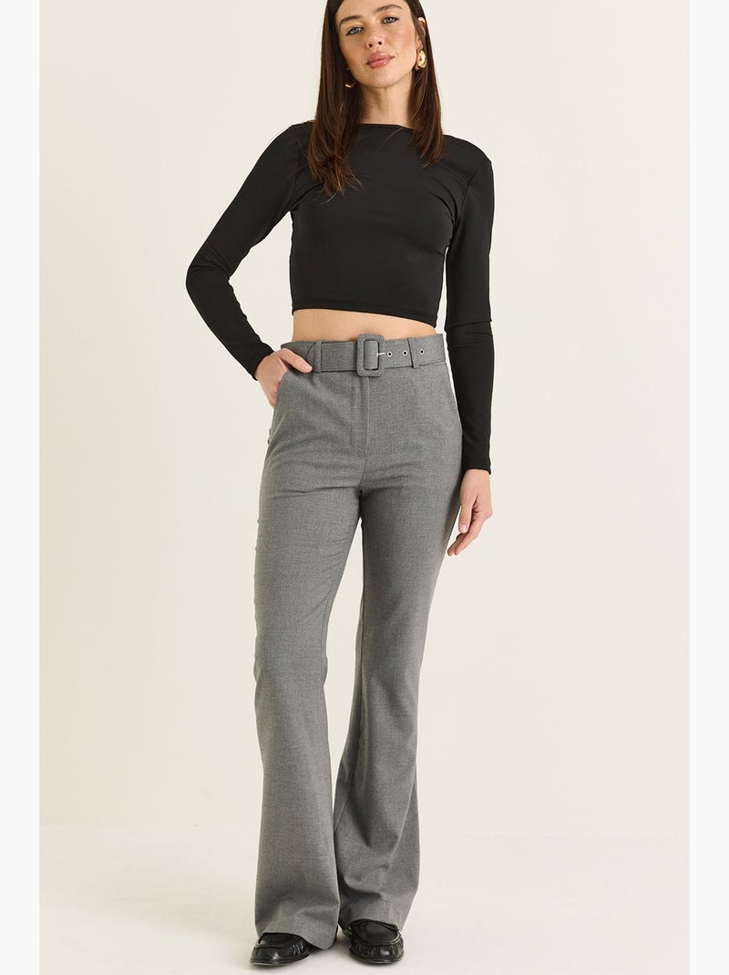 Pantalón de mujer lucci Gris - Kiabi
