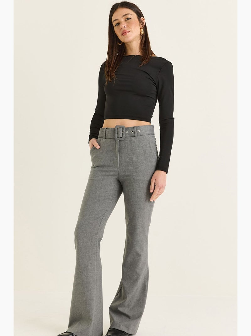 Pantalón de mujer lucci Gris - Kiabi