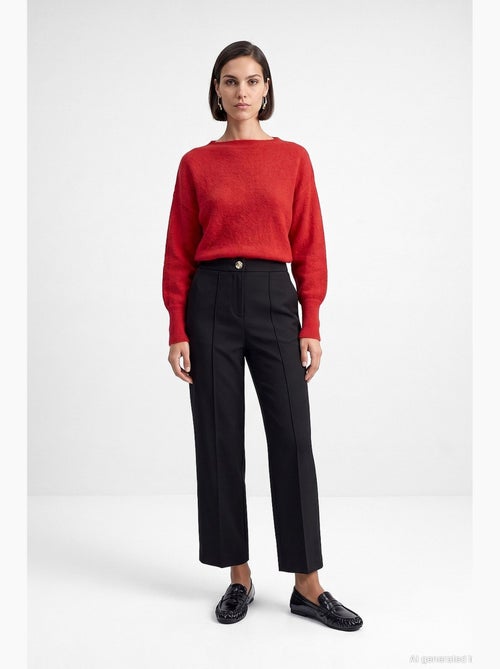 Pantalón de mujer recto dilvin - Kiabi