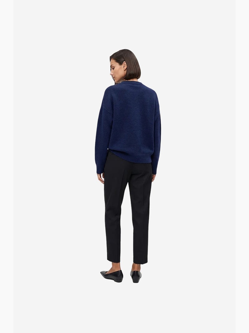 Pantalón de mujer recto dilvin Negro - Kiabi