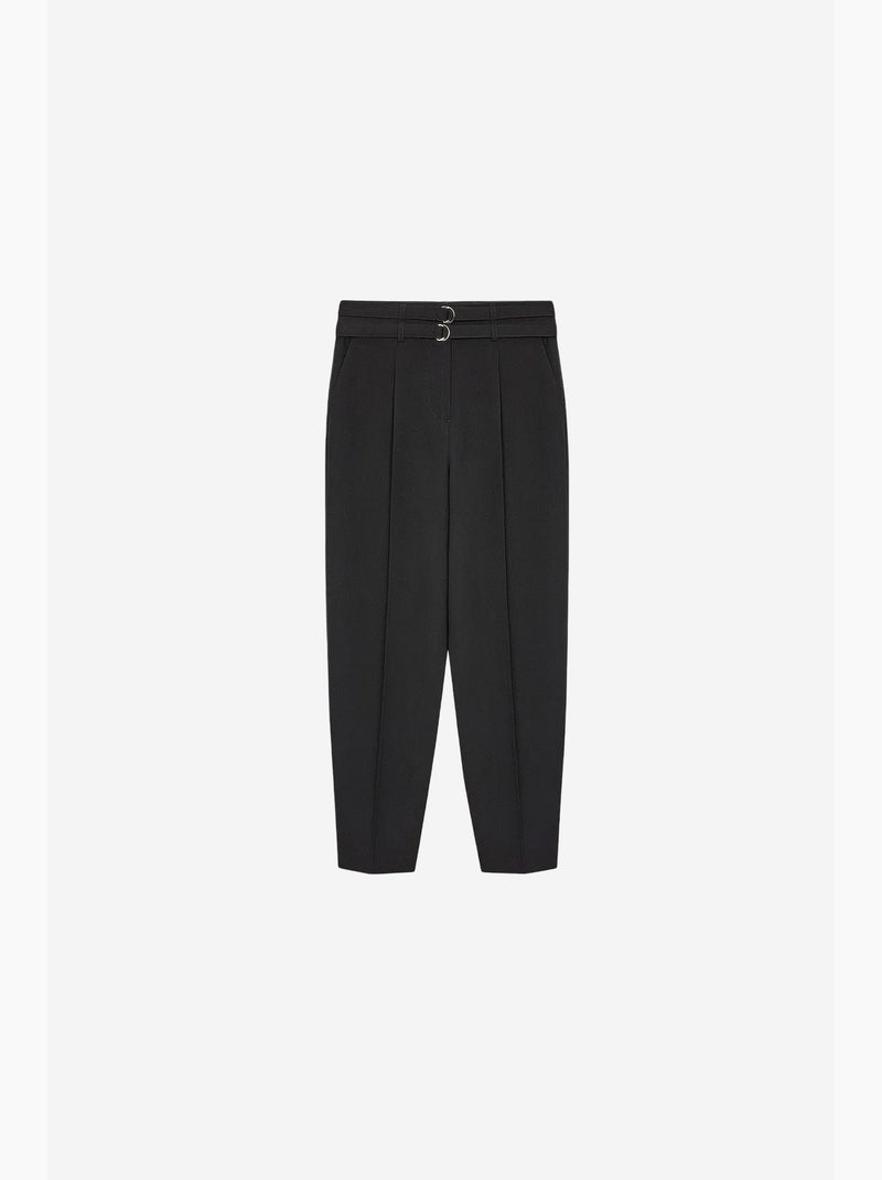 Pantalón de mujer recto dilvin Negro - Kiabi