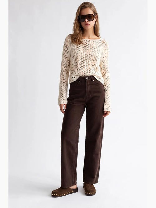 Pantalón de mujer recto mixray - Kiabi