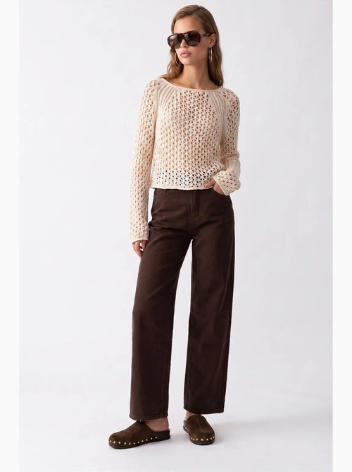 Pantalón de mujer recto mixray - Kiabi