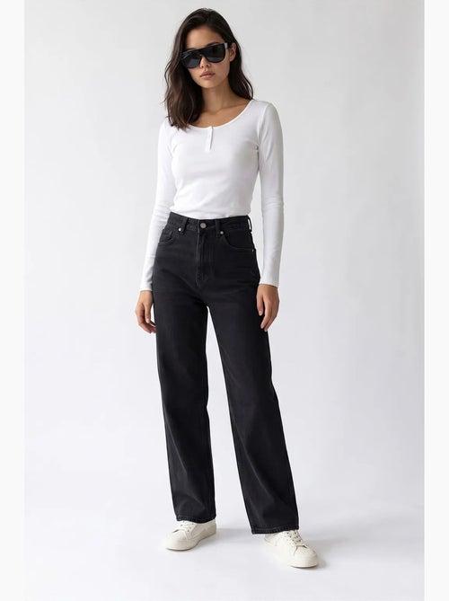 Pantalón de mujer recto mixray - Kiabi
