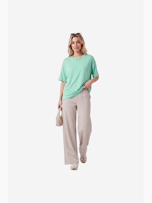 Pantalón de mujer recto tommy - Kiabi