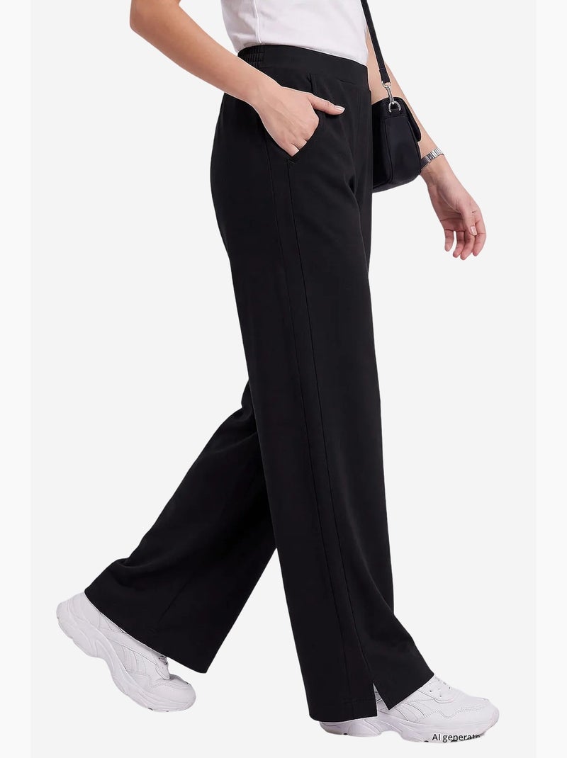 Pantalón de mujer sin cierre tommy Negro - Kiabi