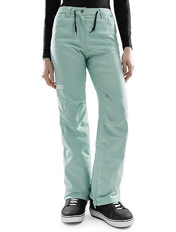 Pantalón de nieve hardshell mujer esquí y nieve mujer p2-w auburn