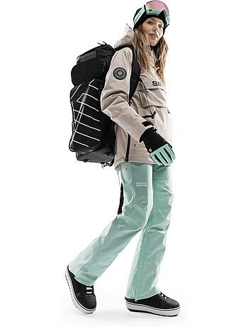 Pantalón de nieve hardshell mujer esquí y nieve mujer p2-w auburn