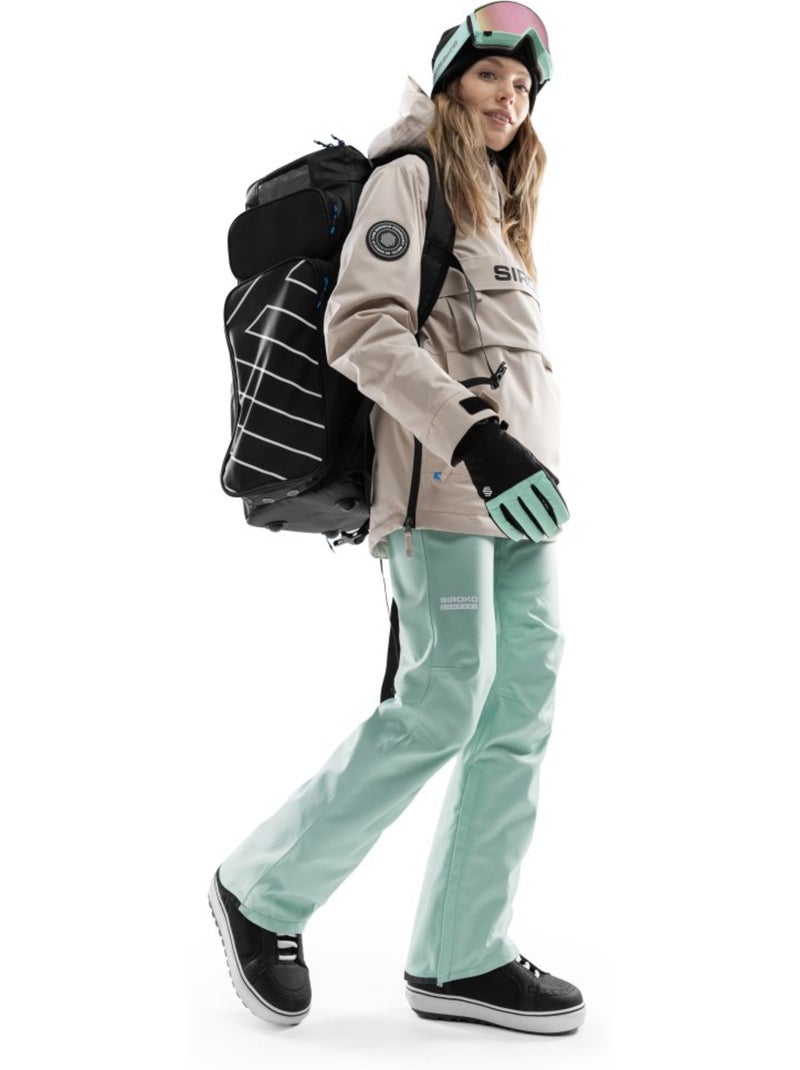 Pantalón de nieve hardshell mujer esquí y nieve mujer p2-w auburn Verde - Kiabi