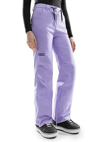 Pantalón de nieve hardshell mujer esquí y nieve mujer p2-w lyss