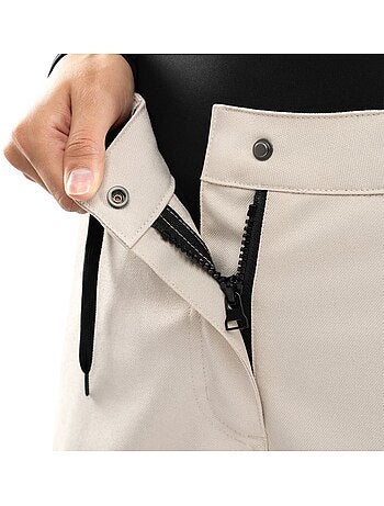 Pantalón de nieve hardshell mujer esquí y nieve mujer p2-w naeba