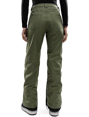 Pantalón de nieve hardshell mujer esquí y nieve mujer p2-w taiga