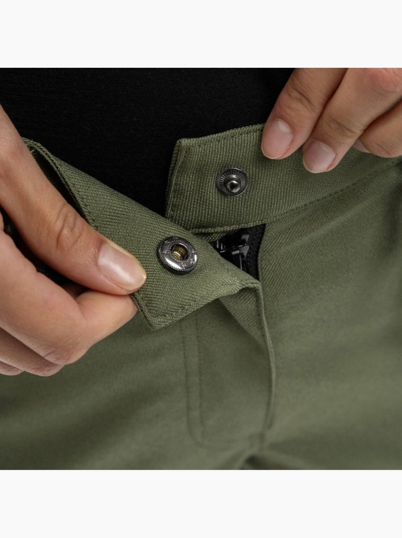 Pantalón de nieve hardshell mujer esquí y nieve mujer p2-w taiga Verde - Kiabi