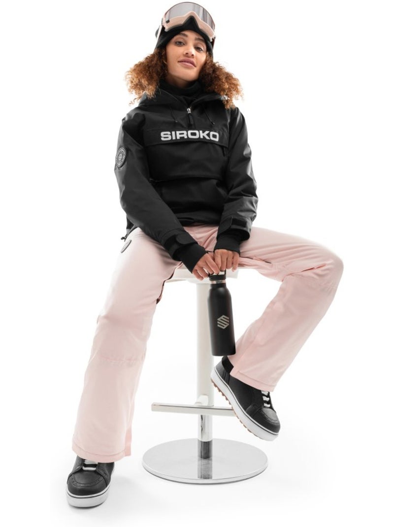 Pantalón de nieve mujer esquí y nieve mujer p1-w pilat Rosa - Kiabi