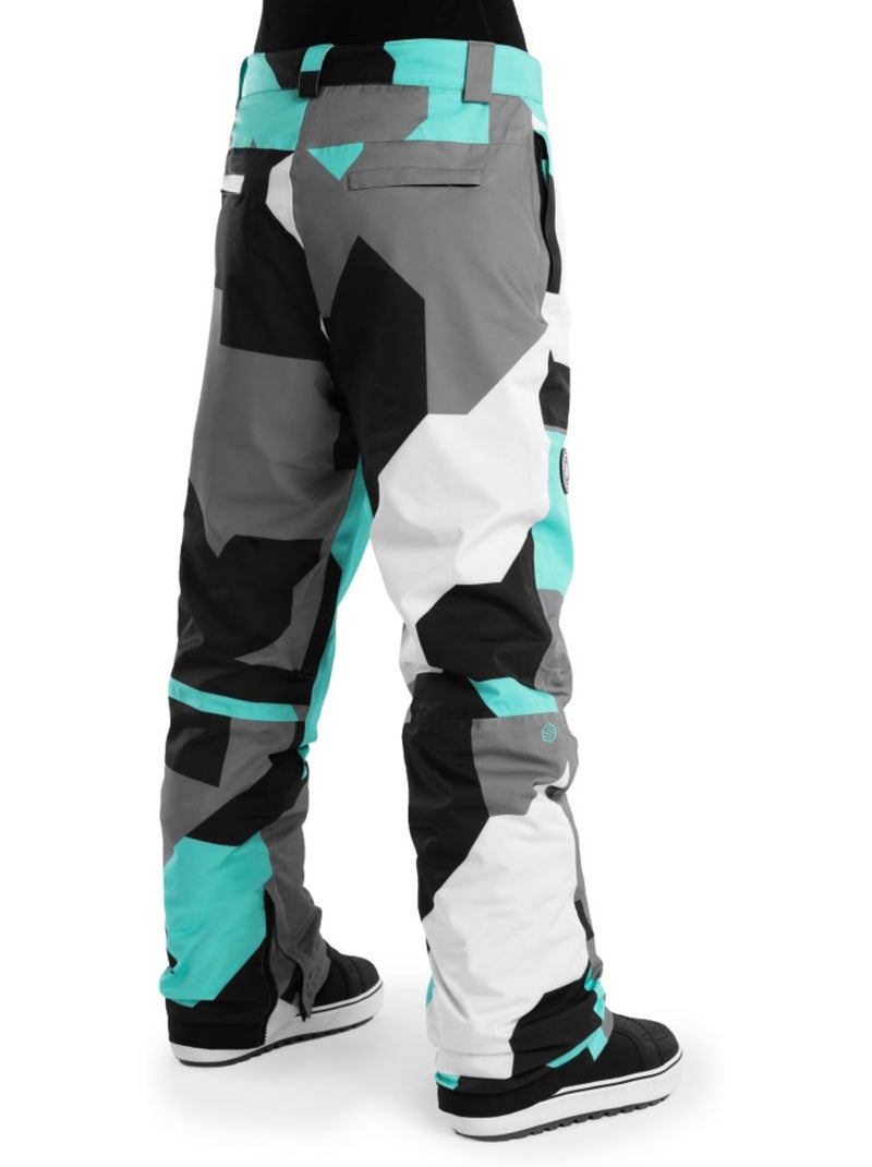 Pantalón de nieve mujer esquí y nieve mujer p1-w sleet Turquesa - Kiabi