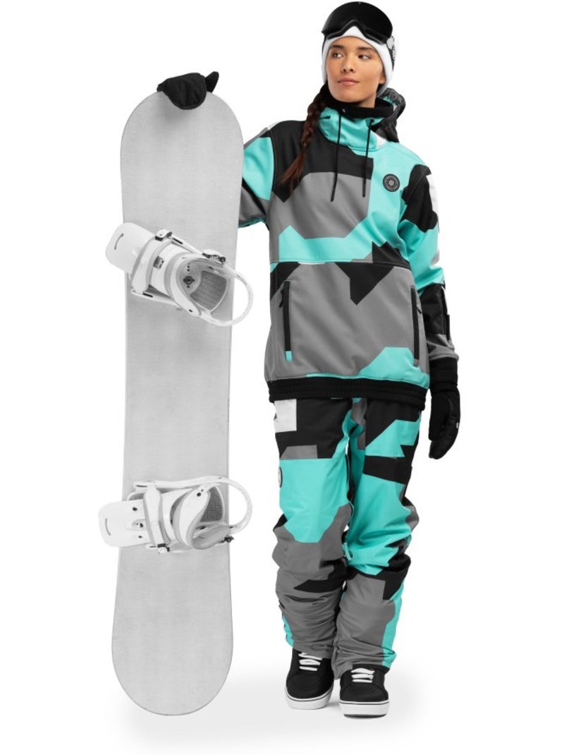 Pantalón de nieve mujer esquí y nieve mujer p1-w sleet Turquesa - Kiabi