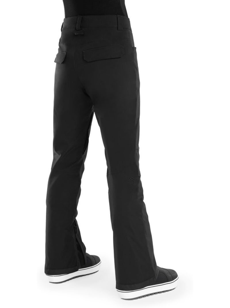 Pantalón de nieve premium de mujer esquí y nieve mujer srx sils Negro - Kiabi