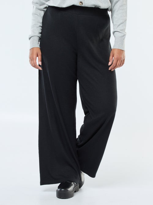 Pantalón de pana ancho liso - Kiabi