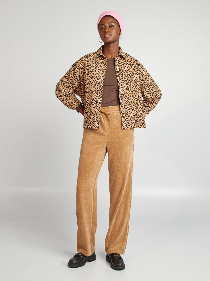 Pantalón de pana BEIGE - Kiabi
