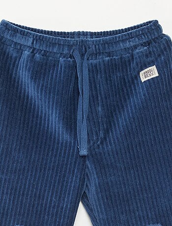 Pantalón de pana con cintura elástica