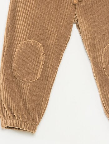 Pantalón de pana con cintura elástica