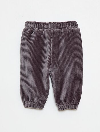 Pantalón de pana con cintura elástica