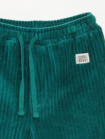 Pantalón de pana con cintura elástica