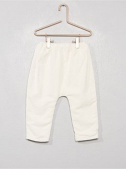 Pantalón de pana forrado - Kiabi