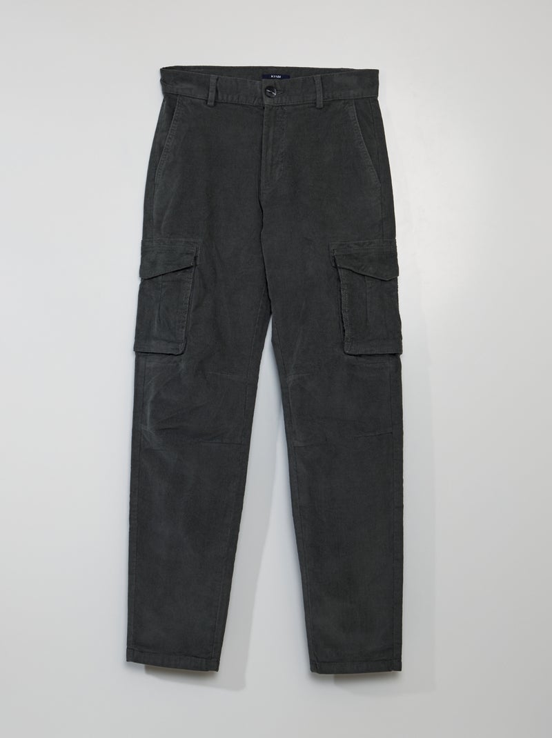 Pantalón de pana KAKI - Kiabi