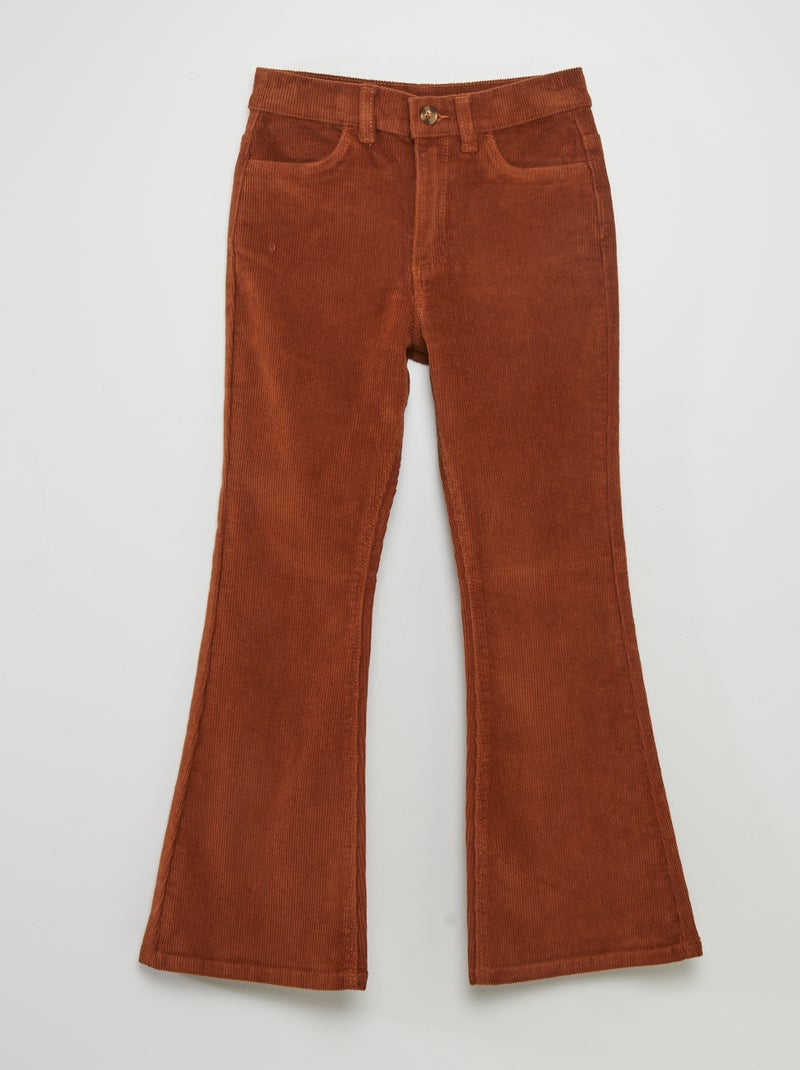 Pantalón de pana MARRON - Kiabi