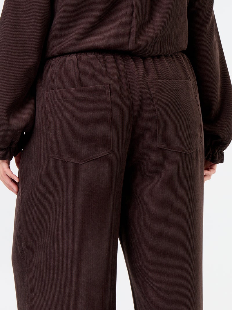 Pantalón de pana Marron - Kiabi