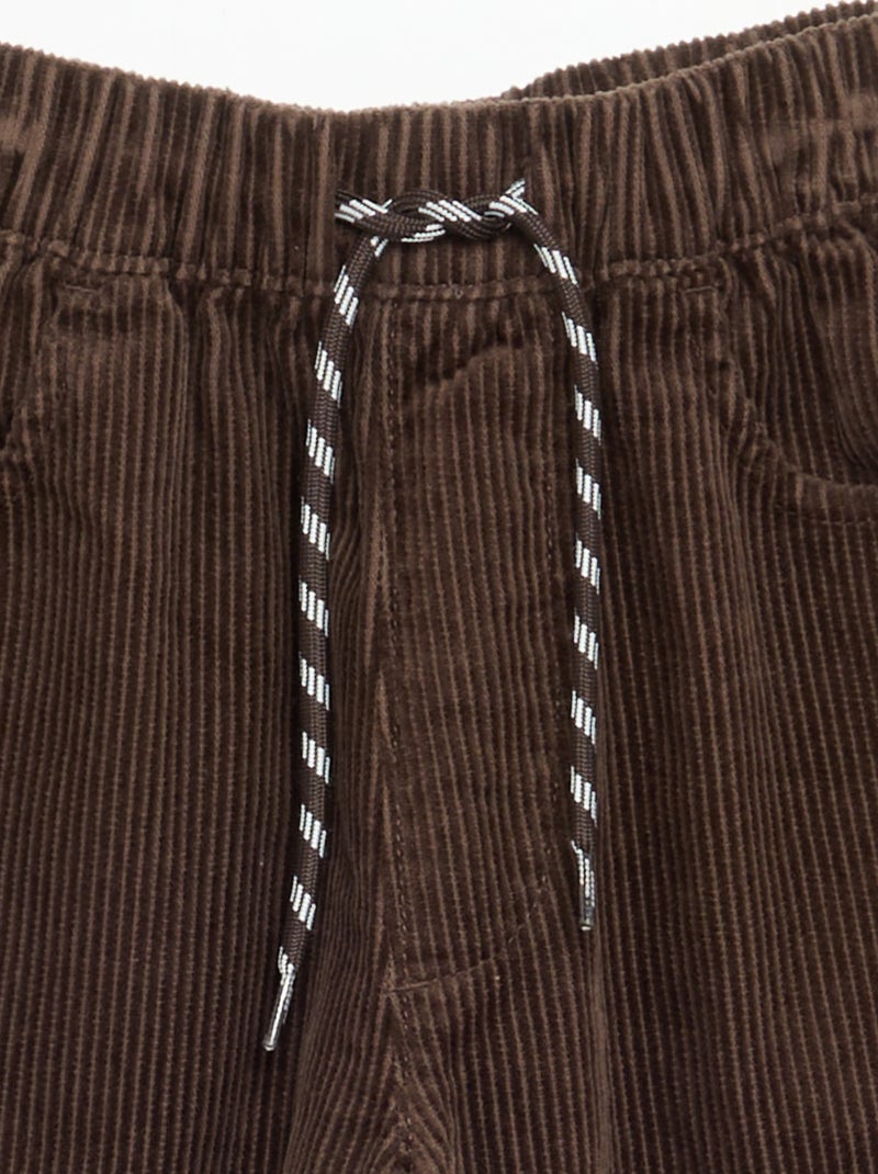 Pantalón de pana Marron - Kiabi