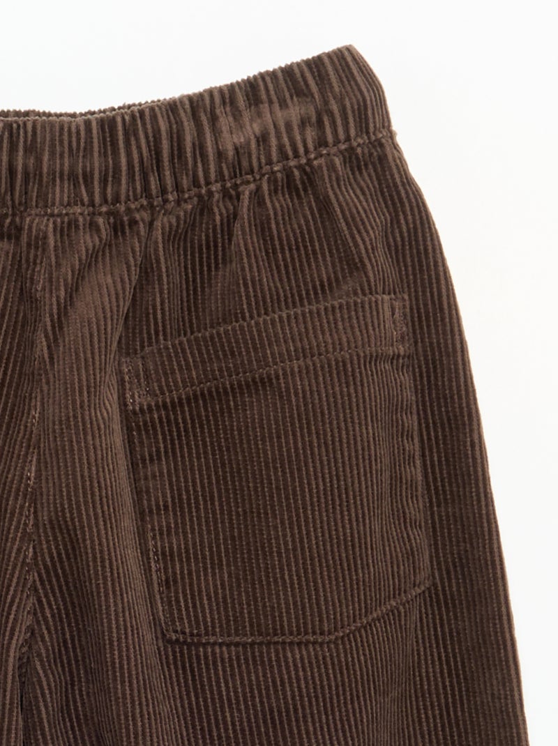 Pantalón de pana Marron - Kiabi