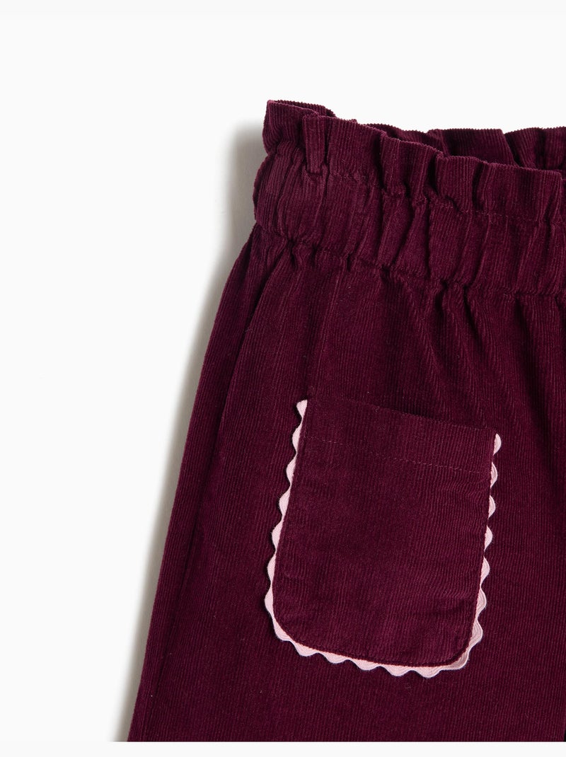 Pantalón de pana, mo fashion Violeta - Kiabi