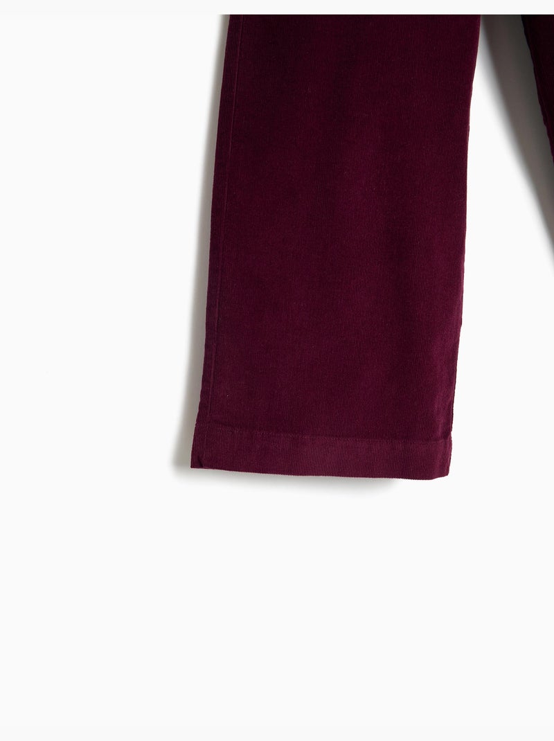 Pantalón de pana, mo fashion Violeta - Kiabi