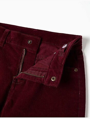 Pantalón de pana recto