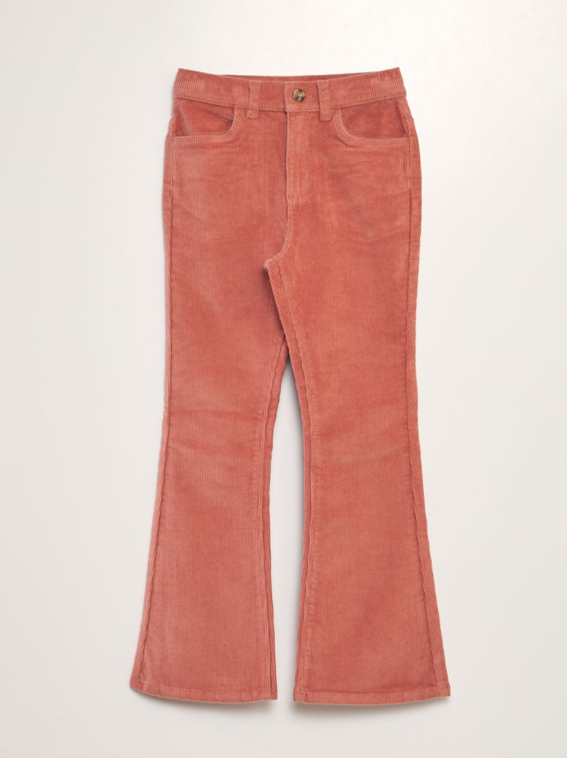 Pantalón de pana ROSA - Kiabi